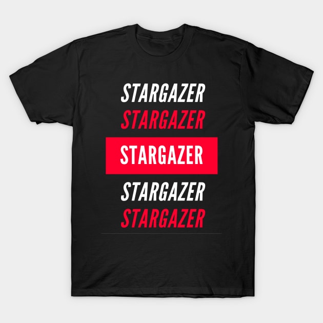 Simple Stargazer Design T-Shirt by 46 DifferentDesign